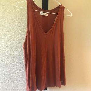 Rust v-Neck top